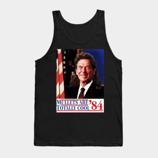 Ronald Reagan 40th president mullets are cool bootleg Tank Top